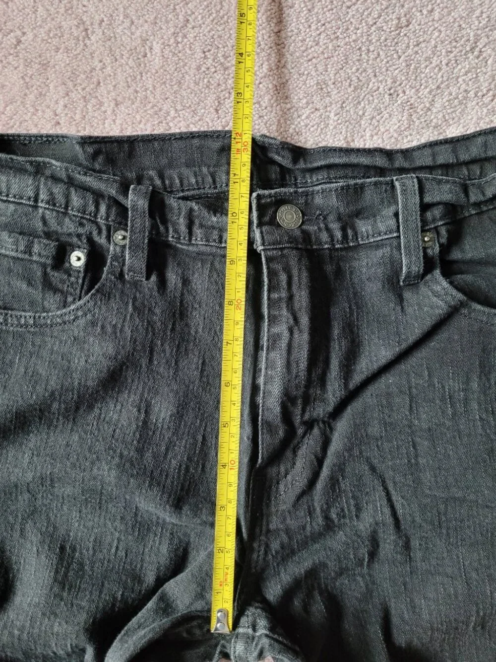 Levi’s 569 Loose Straight Fit Jeans Men’s 34x34 Black Tab Versatile Black